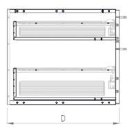 ¾ LOWER 1-DRAWER Matala 1-laatikosto L D H