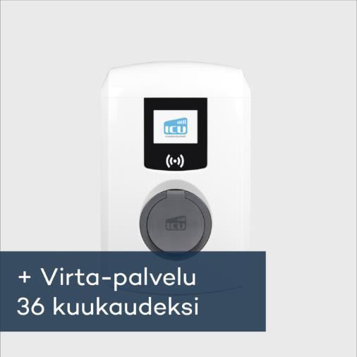 Tarjoamme älykkäitä latausratkaisuja myös kotiin Virta Koti -palveluratkaisu Latauslaitteet ja hintaesimerkit (sis. alv 24%) 1. ICU Eve Mini, 1 autolle, 22 kw, seinäasennus; 1434, sis.