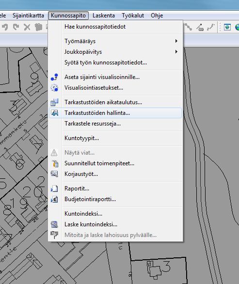 6.6.1 Kunnossapitoteeman laatiminen 39 Kunnossapitoteema tehdään kunnossapito valikon alta löytyvästä