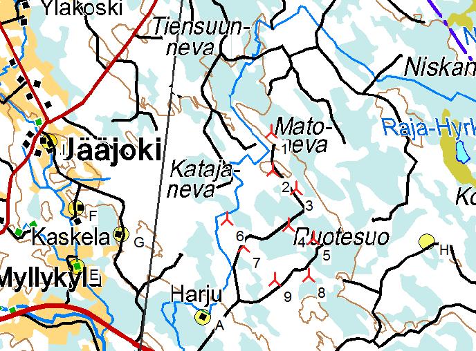 Project: 8K Kinnula kaavaluonnos WindPRO version 2.8.579 Dec 2012