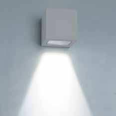 Led wall CUBIC out, 3W 200 lumen 3000K, valo yhteen