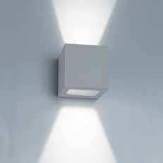 3W 99 Led wall CUBIC 2 out, 2x3W 2x200 lumen 3000K, valo