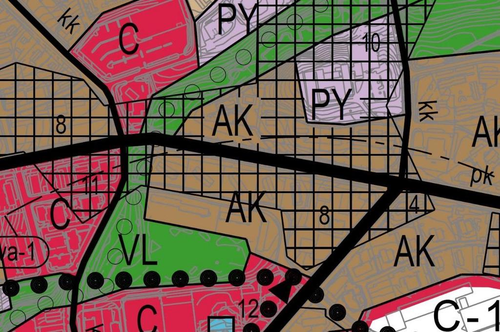 Yleiskaava Keskustan osayleiskaava 2030 hyväksyttiin 10.9.2012.