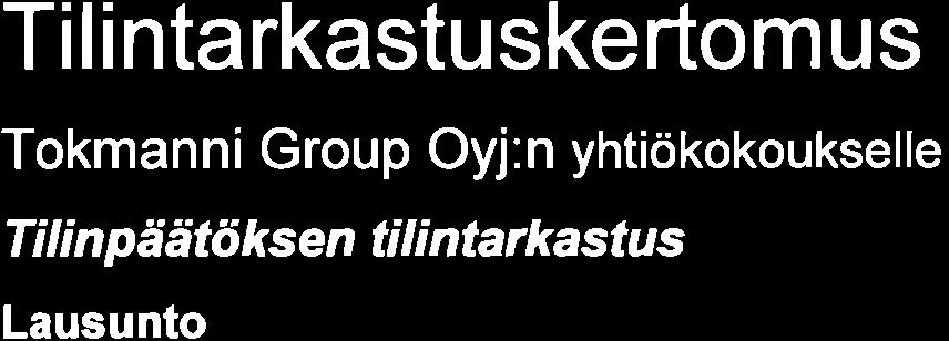 KPÍYIG Oy Ab PL 1037 0010't HELSINK Töölönlahdenkatu 3 A 00100 HELS NKt Puhelin 020 760 3000 www.kpmg.