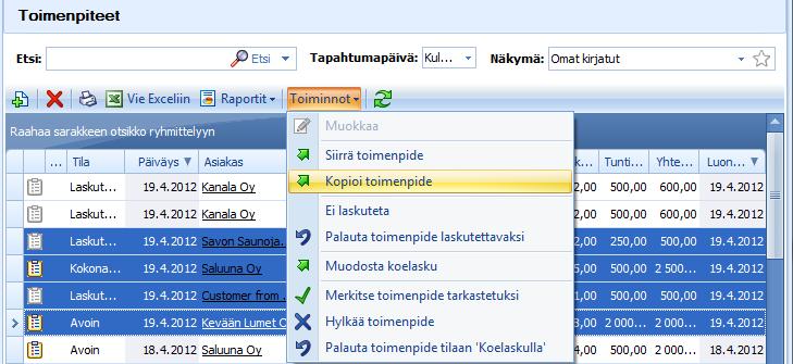 CSI Lawyer 2.5 Käyttöohje (70/145) Veroton: mikäli halutaan, että kulu menee verottomana laskulle, tulee tämä kohta aina ruksata.