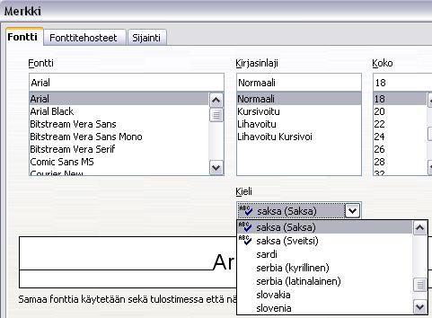 - 136 teksti suomeksi ja sen lisäksi lopussa liitteinä englannin- ja saksankieliset osat. Asiakirjan oletuskieli voisi tällöin olla suomi.