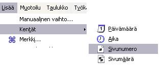 - 153 3.25. Miten asetan ylä- ja alatunnisteet ja niihin päiväyksen ja sivunumeron?