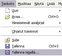 Valitse asiakirjan tyypiksi Laskentataulukko ja sille tallennusmuodoksi kohdassa Oletustallennusmuoto