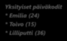 Varhaiskasvatuksen palveluverkkoa tiivistetään. Monitoimitaloa kehitetään kuntalaisten olohuoneeksi. JAO palvelut loppuvat Maikkulan pk:sta. Iinatin pk luopuminen 1.8.