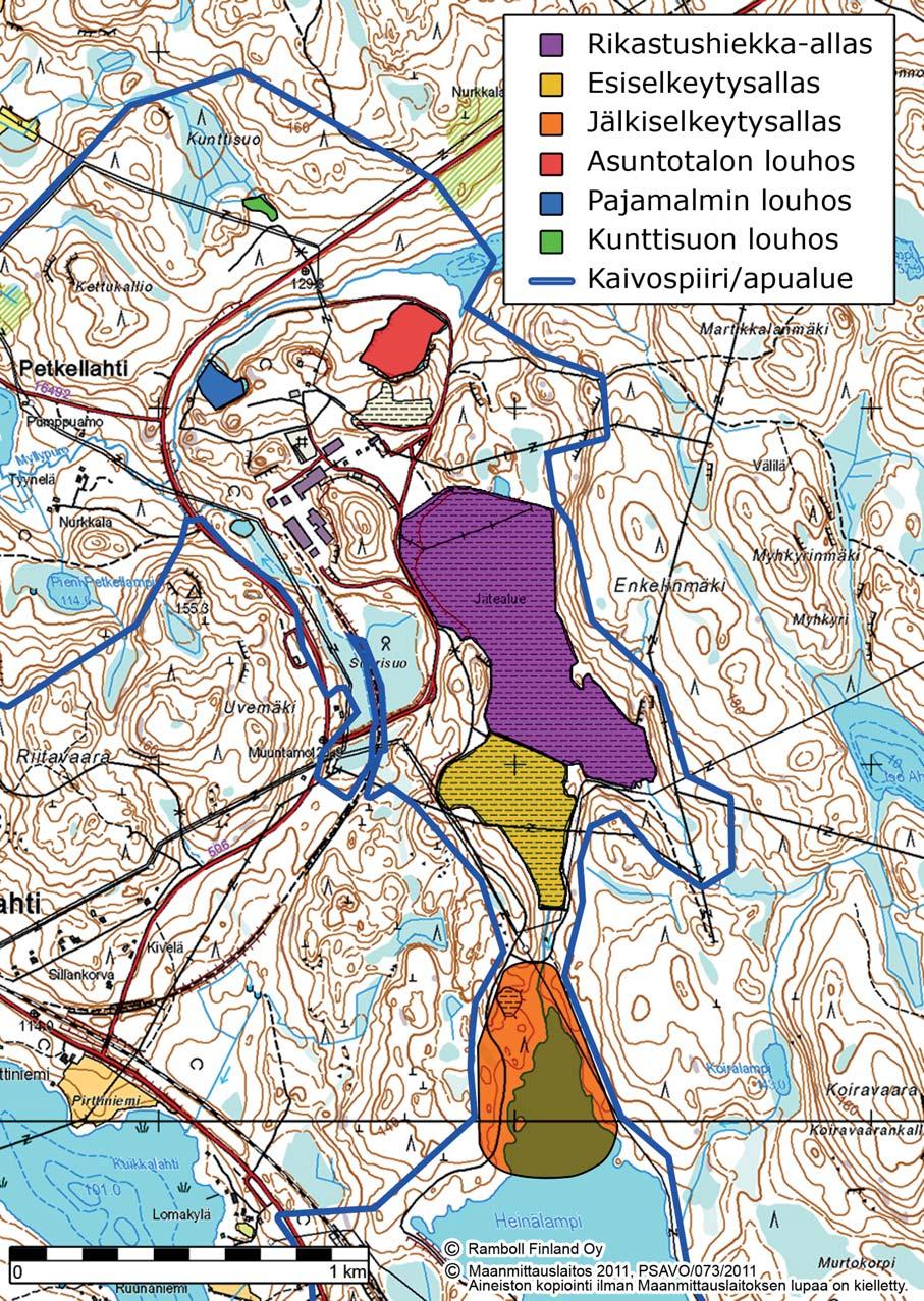 42 Kuva 6-1 Rikastushiekan nykyiset