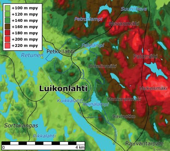 1992). Lähin maakunnallisesti arvokas kohde on vanha Luikonlahden koulu Onnela, joka sijaitsee noin kilometrin etäisyydellä kaivospiirin rajasta (PSL 2011) lounaaseen.