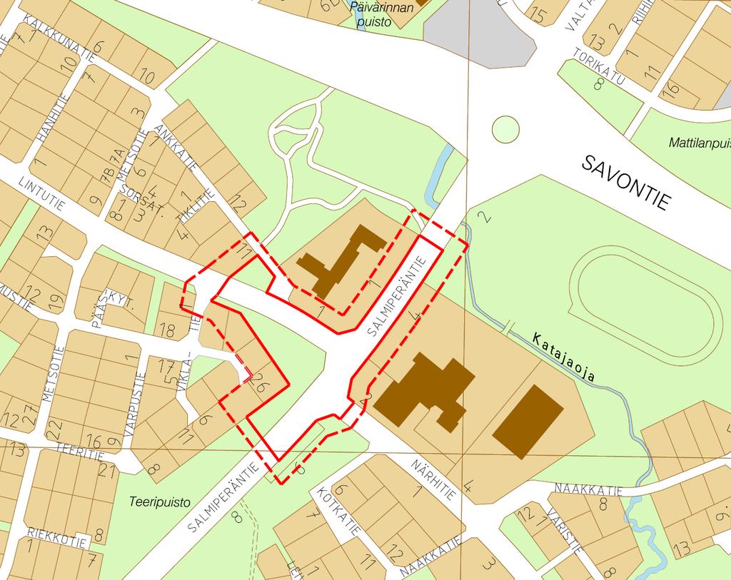 2 1 Perus- ja tunnistetiedot 1.1 Tunnistetiedot Ylivieskan kaupunki ASEMAKAAVAN MUUTOS KOSKEE: Toivonpuiston (9.) kaupunginosa katu- ja puisto- sekä muuntaja-aluetta.