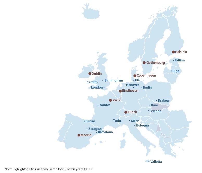Euroopan osaavimmat kaupungit Insead: The Global