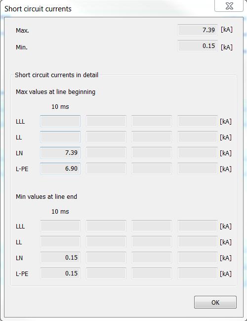 38 Kuva 34. ABB DOC Ryhmäjohdon oikosulkuvirtataulukko. 7.3 UPS-Laskenta Febdok oli laskentaohjelmistoista ainoa, joka pystyi ilmoittamaan UPS-oikosulkuvirran UPS-keskuksissa.