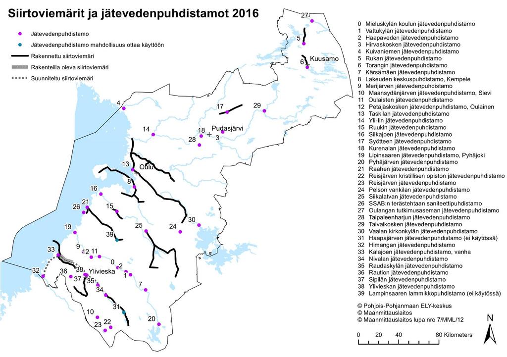 enää Nivalan ja Ylivieskan sekä Himangan ja Kalajoen väliset osuudet ovat rakentamatta.