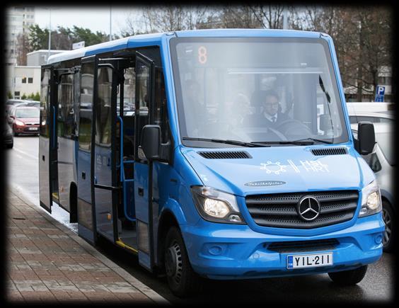 ja kuljettajat jatkavat Linjalle uusi pikkubussi : HSL:n uusi lipunmyyntijärjestelmä tarjoaa reaaliaikaisen informaation Reittioppaaseen