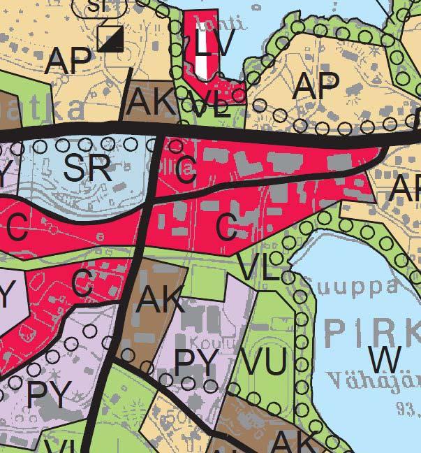 Yleiskaava oimassa olevassa Yleiskaava 995:ssä alue on osoitettu julkisten palveluiden ja hallinnon alueeksi (C). altuuston (9.2.
