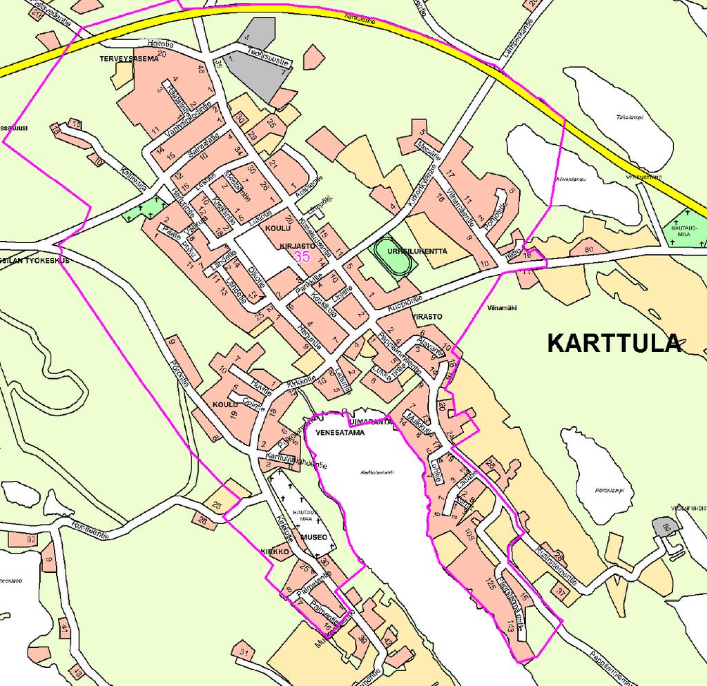 JA ARVIOINTISUUNNITELMA KARTTULAN KIRKONKYLÄ