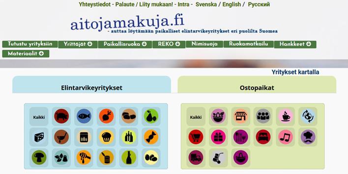 Lähiruokatietoa kootusti Lähiruokatietoa www.aitojamakuja.