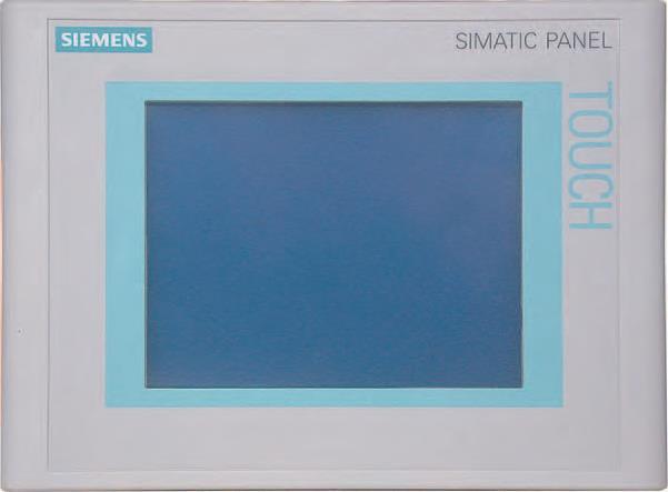 24 4 Siemens Simatic S7 kosketusnäyttö Kosketusnäyttö Kaikki leikkurin ohjaukseen ja parametrointiin liittyvät asiat voidaan suorittaa Siemensin kosketuspaneelilta.