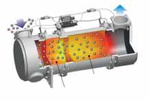 Polttoainetta säätävä moottori ja hydrauliikkateknologia PC210-10 mallissa on käyntinopeuden mukaan säätyvä hydraulipumppu ja moottori sekä tyhjäkäyntiautomatiikka.