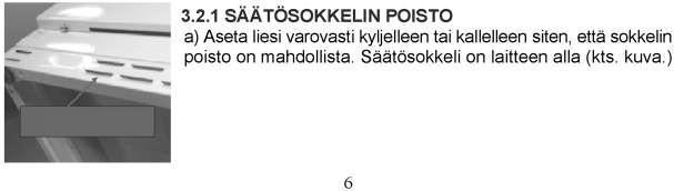 3.ASENNUS JA KÄYTTÖÖNOTTO Tämä nykyaikainen, toimiva ja käytännöllinen liesi on valmistettu erittäin laadukkaista osista ja materiaaleista.