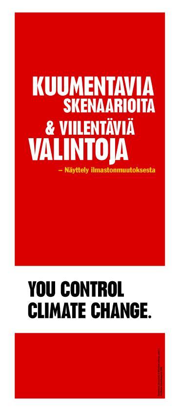 Ympäristökeskus ja Villa Elfvikin luontotalo toteuttivat ilmastonmuutosnäyttelyn yhdessä Helsingin ja Vantaan kaupunkien ympäristökeskusten kanssa.