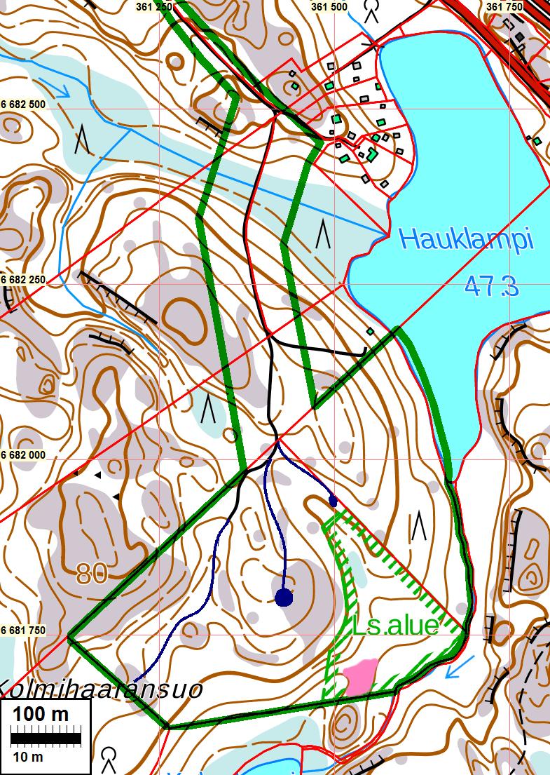 4 Kartat Tutkimusalue on rajattu vihreällä.