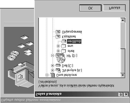 5 Lisätietoja kirjoittimesta USB-kaapelin käyttö (vaaditaan Windows 98) 1 Kytke virtajohto. ÄLÄ kytke USB-kaapelia vielä. 2 Aseta kirjoittimeen valkoista paperia tulostuspuoli alaspäin.