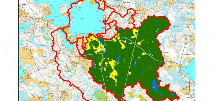 pinta-ala on 16,1 km², joka on suurin osavaluma-alue