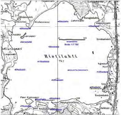 havaintopaikoilta 1-13 kevättalvella 2015 (Tossavainen 2015a)