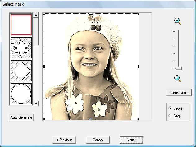 Brodeerauskuvioiden asettelu (Layout & Editing) 7. Valitse Photo Stith 1 Parameters (Valokuvaompeleen 1 asetukset) -ikkunasta Update Preview (Päivitä esikatselu). Esikatselukuva päivitetään. 5.