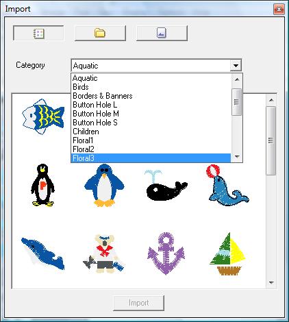 1 Napsauta -painiketta ja valitse Kaikki ohjelmat, PE-DESIGN 8 ja PE-DESIGN 8 (Layout &