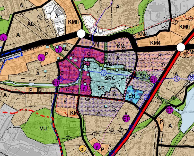 3.3 Yleiskaava 2025, luonnos Raumalla on käynnissä koko kaupunkia koskevan yleiskaavan 2025 laatiminen. Kaavatyö on edennyt luonnosvaiheeseen.