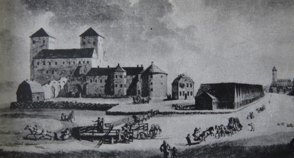 Turun linna 1700-luvulla. 3.