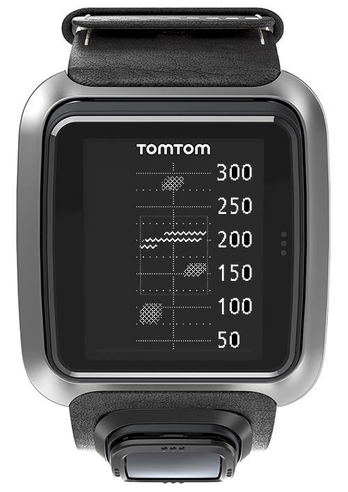 Näkymän lähentäminen esteeseen TomTom Golfer -golfkello näyttää esteiden sijainnin suhteessa niiden sijaintiin todellisella kentällä.