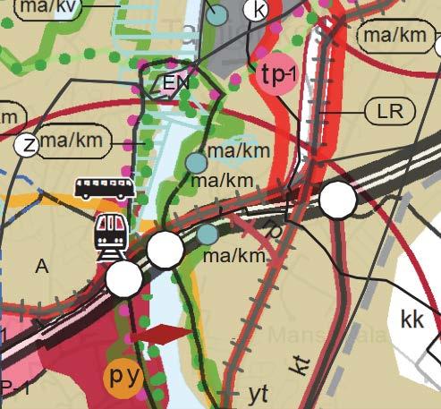 Kuva 12. Ote Etelä-Karjalan maakuntakaavasta. Kaavamuutosalueen sijainti on merkitty tähdellä. Ympäristöministeriö vahvisti 19.10.2015 Etelä-Karjalan 1. vaihemaakuntakaavan.