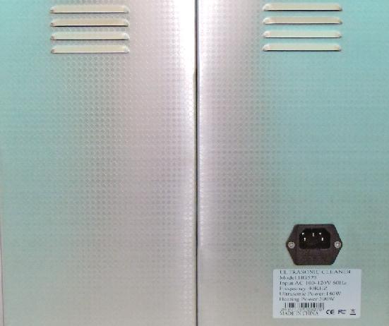 PARTS Tank Lid Warning label LED-display for heating temperature Lifting handle LED-display for timer Drain tap Adjusting button for heating Adjusting button for timer