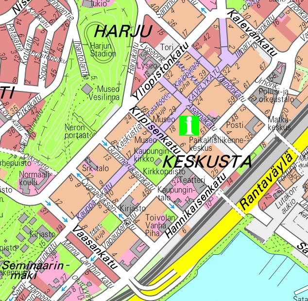 44 Kauppakadun pihakatu on myös osa Jyväskylässä alkuvuodesta 2015 käynnistynyttä kaupunkikeskustan kehittämishanketta (Jyväskylän kaupunki 2015a).