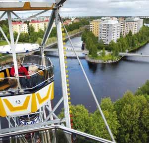 TL 3 ALUERAKENNE, SAAVUTETTAVUUS JA YMPÄRISTÖ A KOHTI TASAPAINOISTA ALUERAKENNETTA Oulun Koskikeskusta ja Tuiraa, oikealla Toivoniemi. Pyhäjärven uusi torialue.