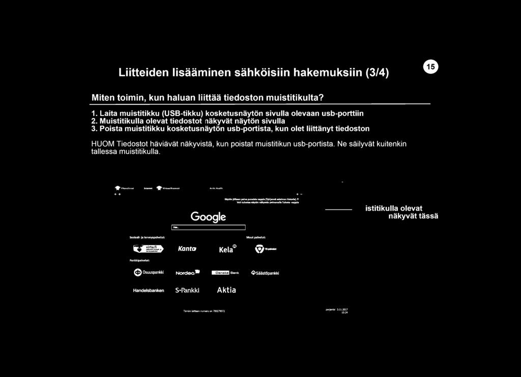 nakyvista, kun poistat muistitikun usb-portista. Ne sailyvat kuitenkin tallessa muistitikulla.