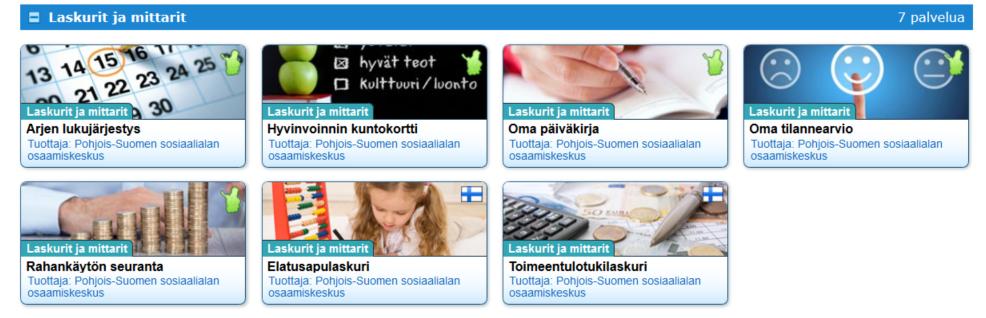 Laskurit ja mi?arit 7 palvelua Rahankäytön seuranta palvelu aucaa arkipäivän rahankäytössä ja talouden suunni?