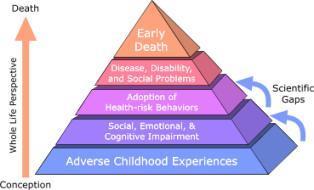 Adverse childhood experiences predict early death in adulthood (ACE-study) Monta epäsuotuisaa