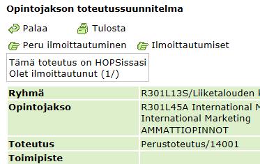 silloin kun toteutuksen ilmoittautumisaika on auki.