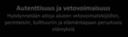 kielellä ja helposti ostettavissa internetsivuilla / sähköisissä varauskanavissa Kielitaito Asiakaspalvelu englanniksi tai kohdemarkkinan kielellä Autenttisuus ja