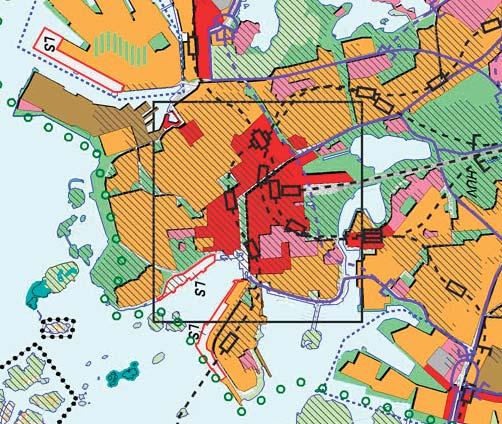 LÄHTÖTIEDOT Maakuntakaava ja yleiskaava 2002 Uudenmaan maakuntakaavassa, jonka ympäristöministeriö on vahvistanut vuonna 2006, koko suunnnittelualue on merkitty keskustatoimintojen alueeksi.