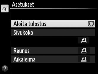 on kuvattu). Näytä nykyinen kuva koko näytön kokoisena pitämällä X-painiketta painettuna. Valitse nykyinen kuva tulostusta varten painamalla L (Z/Q) -painiketta ja paina 1.