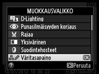 4 Luo käsitelty kopio. Tee käsitelty kopio painamalla J. Käsiteltyjen kopioiden kohdalla näkyy N-kuvake.