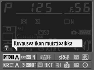 Tietonäytön asetusten muuttaminen Muuta alla olevien kohteiden asetuksia painamalla R-painiketta tietonäytöllä.