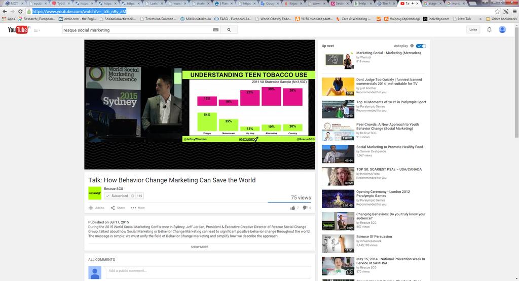 Talk: How Behavior Change Marketing Can Save the World (Jeff